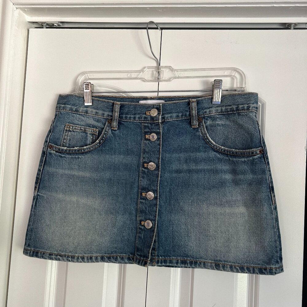 ZARA Denim Mini Skirt